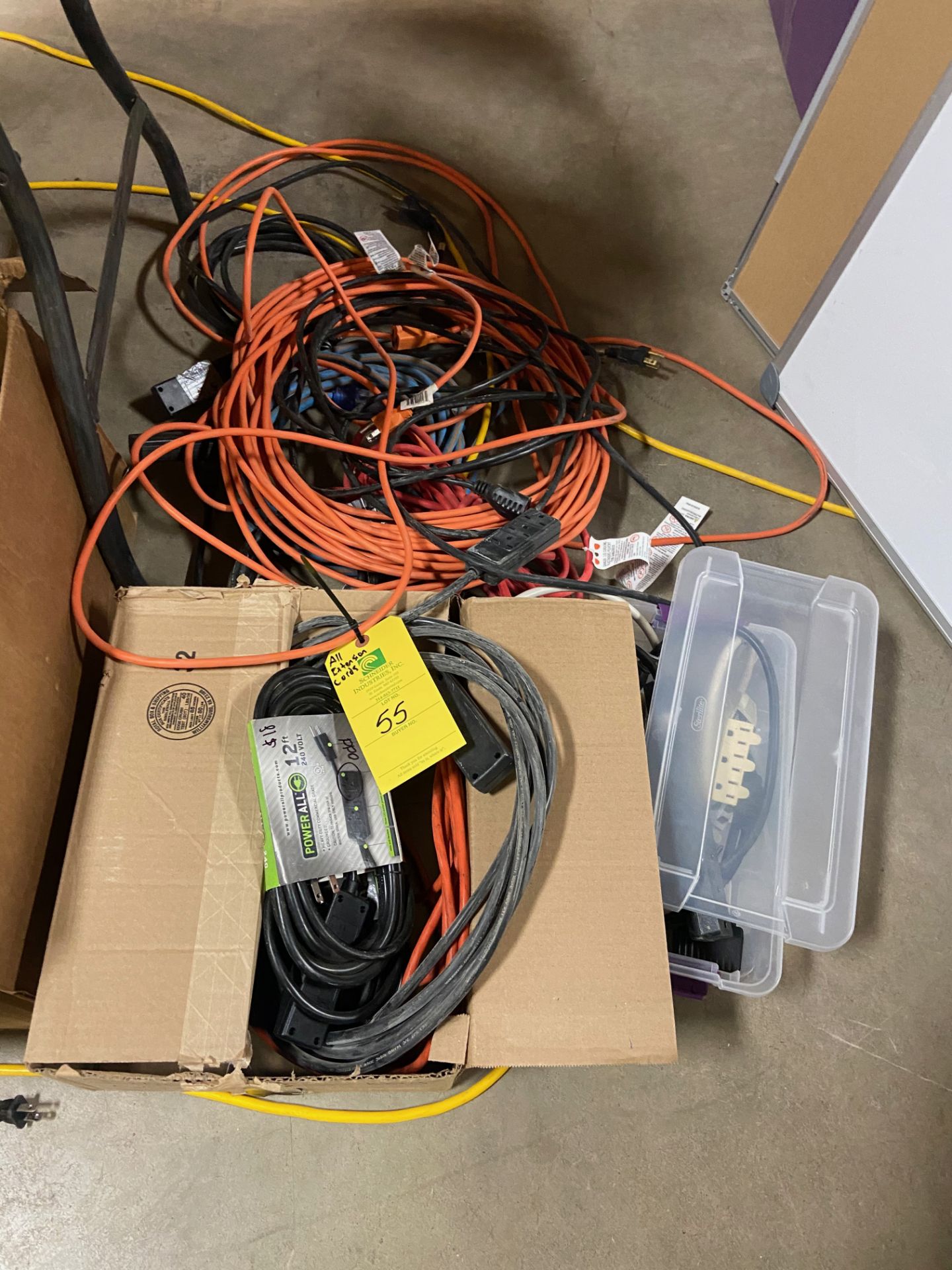 Extension Cords (All Pictured), Rigging Fee: $10
