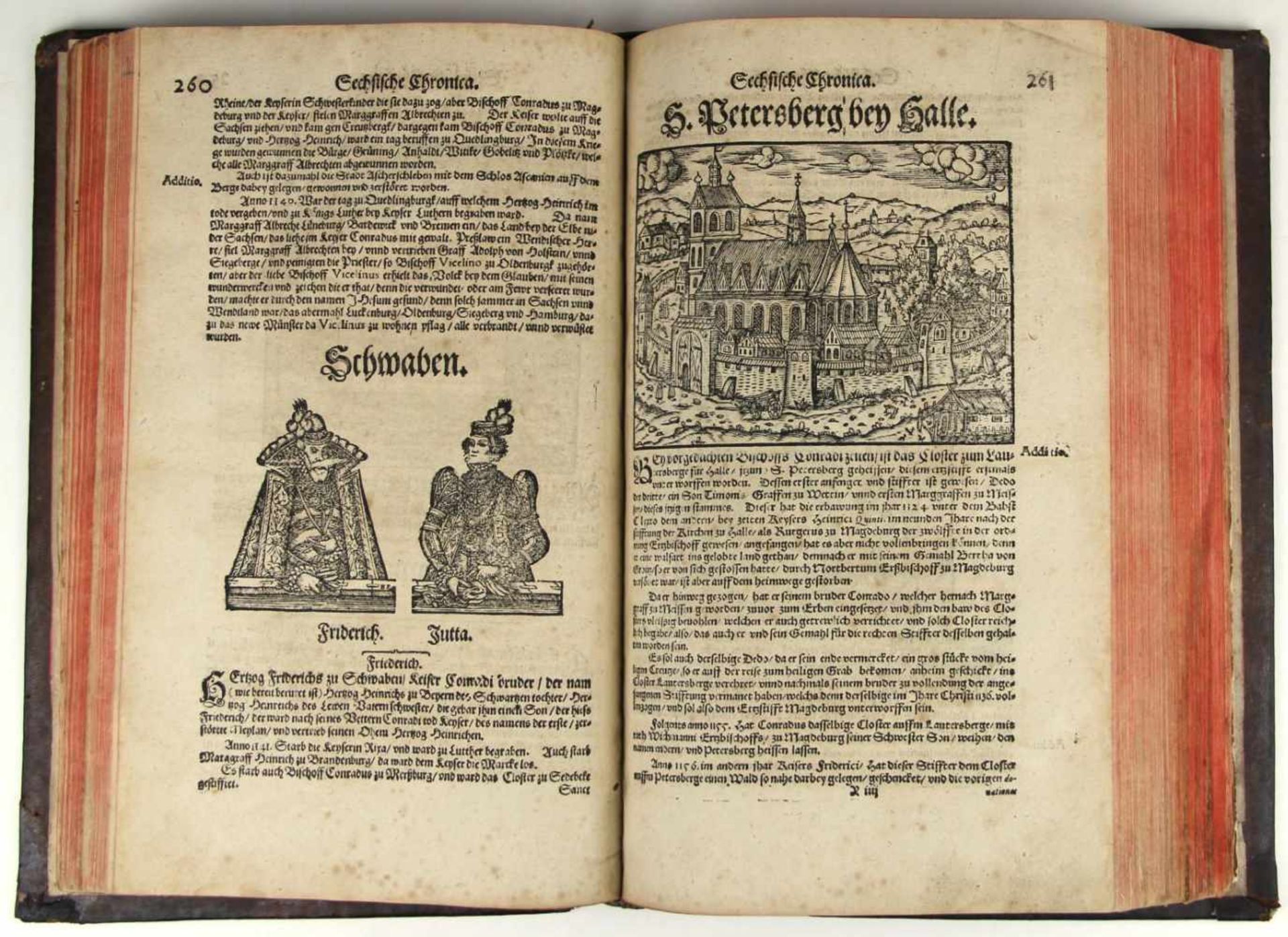 Pomarius, Johannes (d. i. Johann Baumgart) und Conrad Bote: Chronica der Sachsen und Nidersachsen. - Bild 2 aus 5