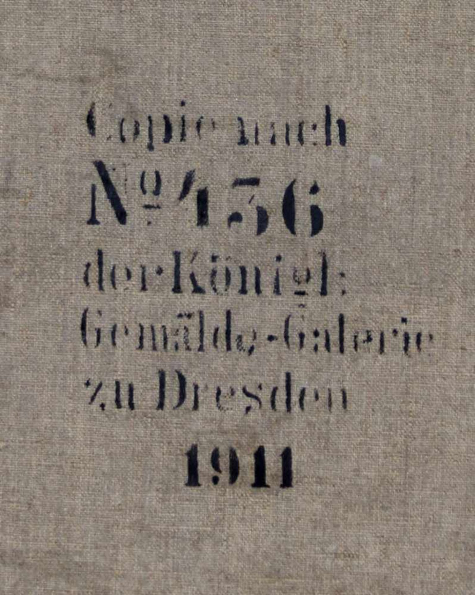 Maratta, Carlo. (1625-1713): Die Heilige Nacht. Kopie nach dem Gemälde. Öl auf Leinwand über - Bild 2 aus 2