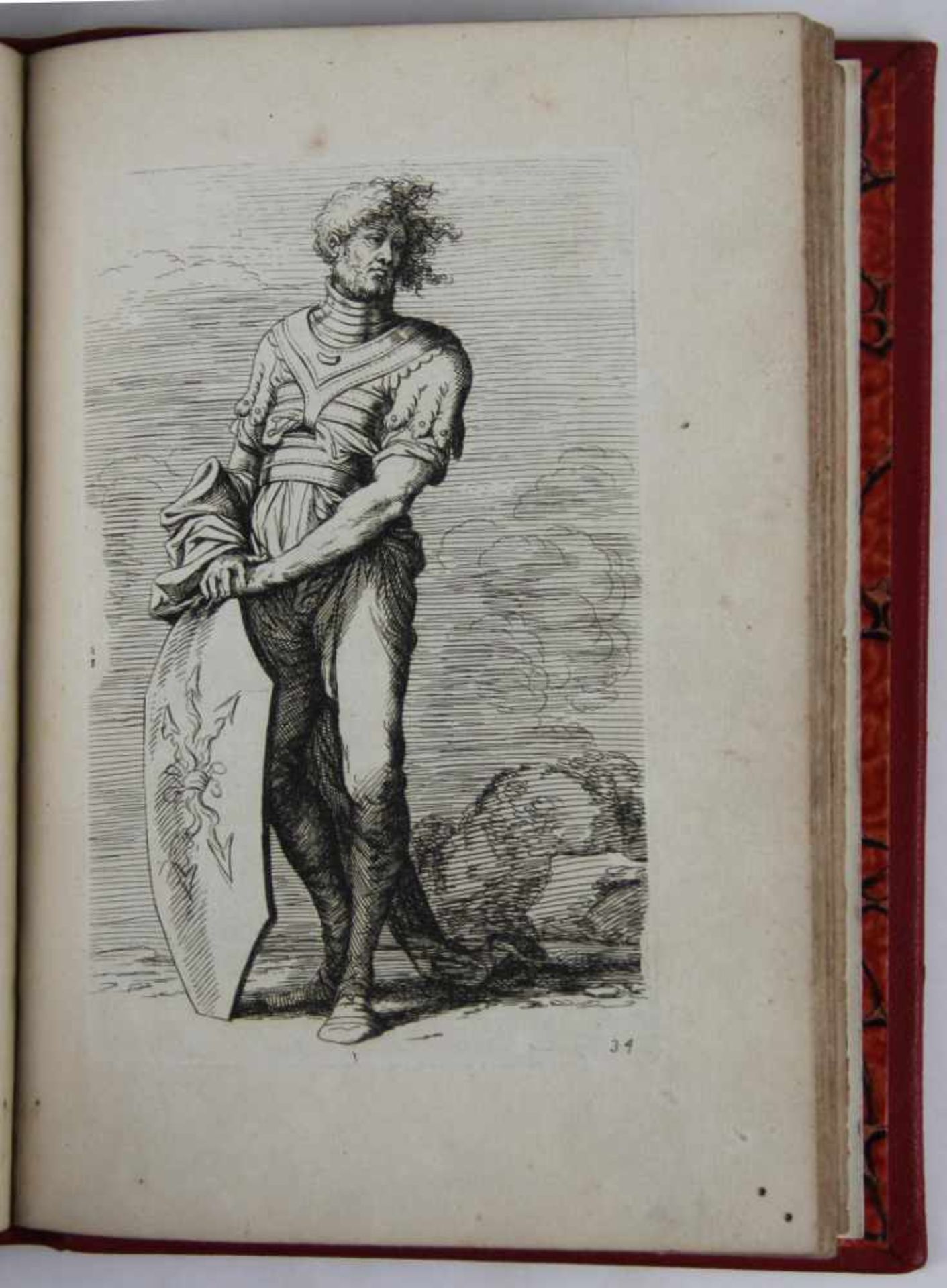 Rosa, Salvator: Salvator Rosa invenit. Paris, De Poilly (um 1660). Mit 60 nummerierten Original- - Bild 2 aus 5