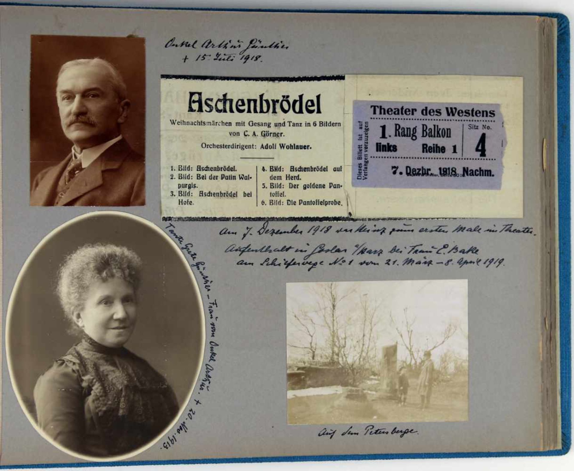 Zenker, Georg. (1869-1933), Maler und Innenarchitekt: Privates Fotoalbum, angelegt von Georg Zenker - Bild 4 aus 6