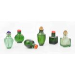 6 Glas Snuff Bottles