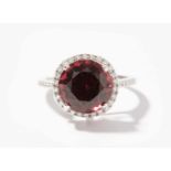 Rhodolite-Brillant-Ring