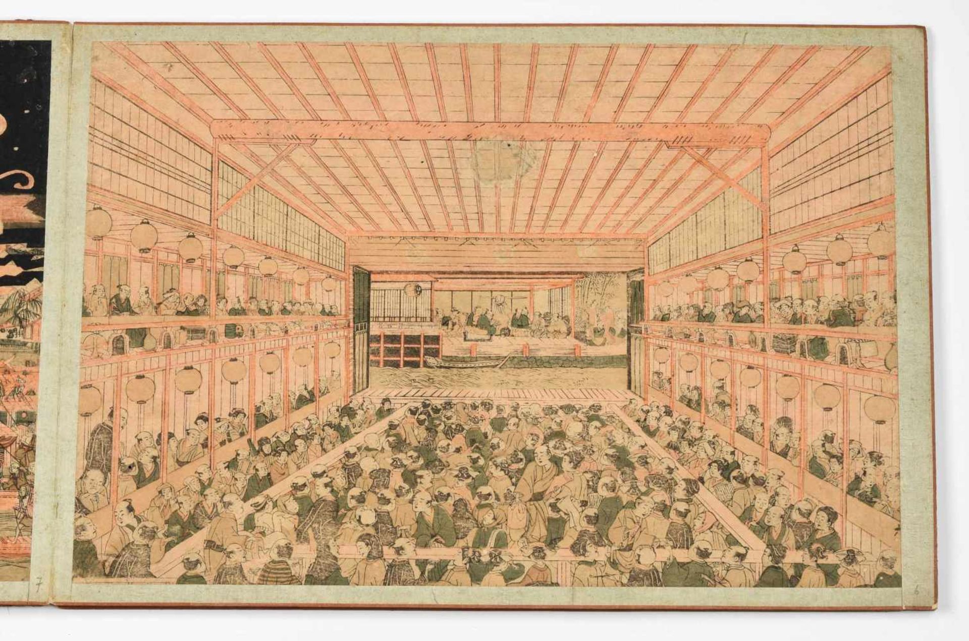 Utagawa Toyoharu (1735–1814)Album mit 10 Nishiki-e. Um 1764–1789. "Ukie Wakoku no Keiseki, - Bild 17 aus 18