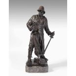 Friedrich Johann Reusch(Siegen 1843–1906 Girgenti)Siegerländer Hüttenarbeiter. Bronze, braun