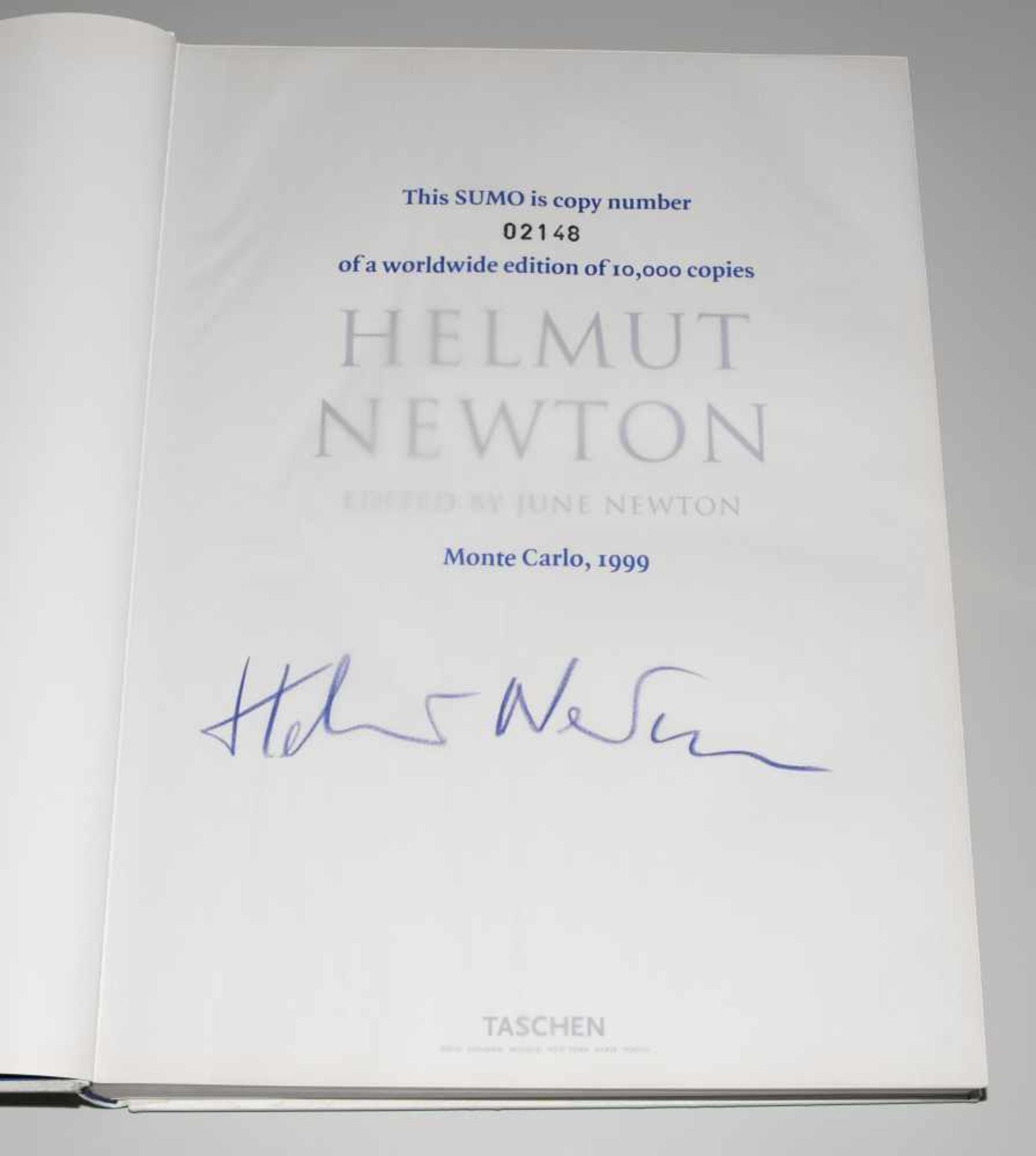 Newton, Helmut(Berlin 1920–2004 Los Angeles)"SUMO". 1. Ausgabe, Monte Carlo 1999. Taschen Verlag. - Bild 9 aus 15