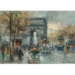 Blanchard, Antoine (1910 Paris 1988)Arc de Triomphe. Öl auf Leinwand. Unten rechts signiert, verso