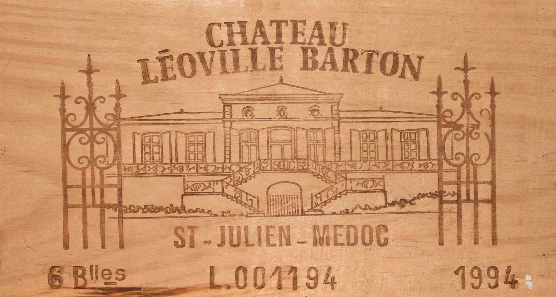 Chateau Leoville Barton1994. 2eme Grand Cru. St. Julien. Orig. Holzkiste. 6 Flaschen.