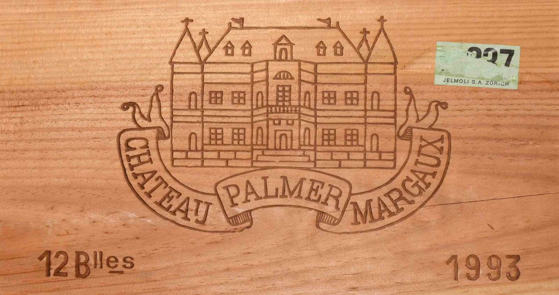 Chateau Palmer1993. 3eme Grand Cru. Margaux. Orig. Holzkiste. 12 Flaschen.