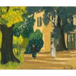 Borgeaud, Georges(Lausanne 1913–1998 Genf)"Chez Renoir", 1981. Öl auf Leinwand. Unten rechts