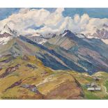 Wieland, Hans Beat (Gallusberg bei Mörschwil 1867–1945 Kriens)"Am Klausenpass", 1940. Öl auf