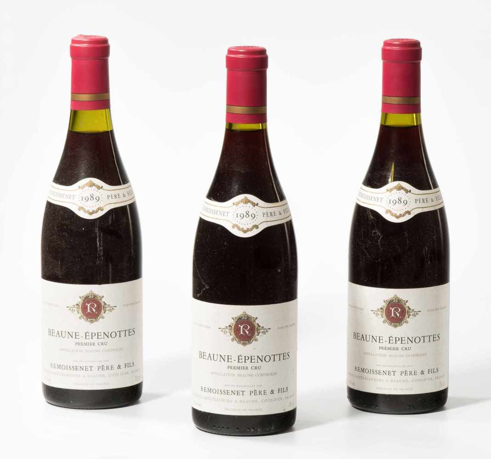 Beaune Epenottes1989. 1er Cru. Cote de Beaune. Remoissenet p&f. 3 Flaschen.