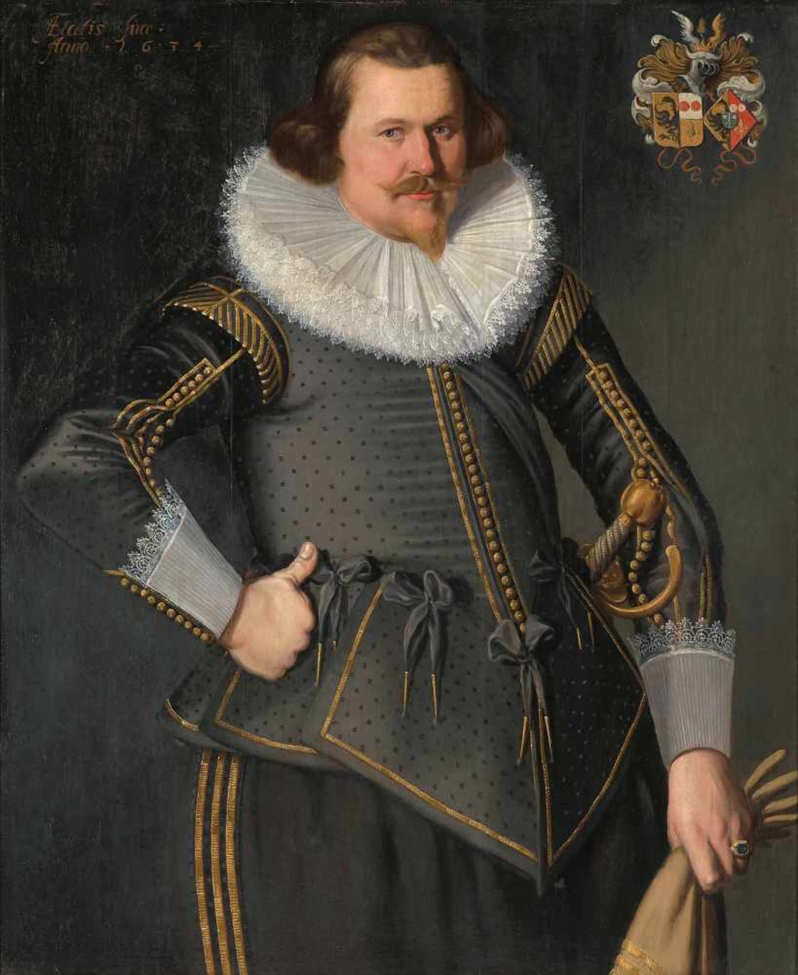 De Geest, Wybrand(1592 Leeuwarden 1661)Umkreis Portrait des Friesischen Adligen Hette Jelckes