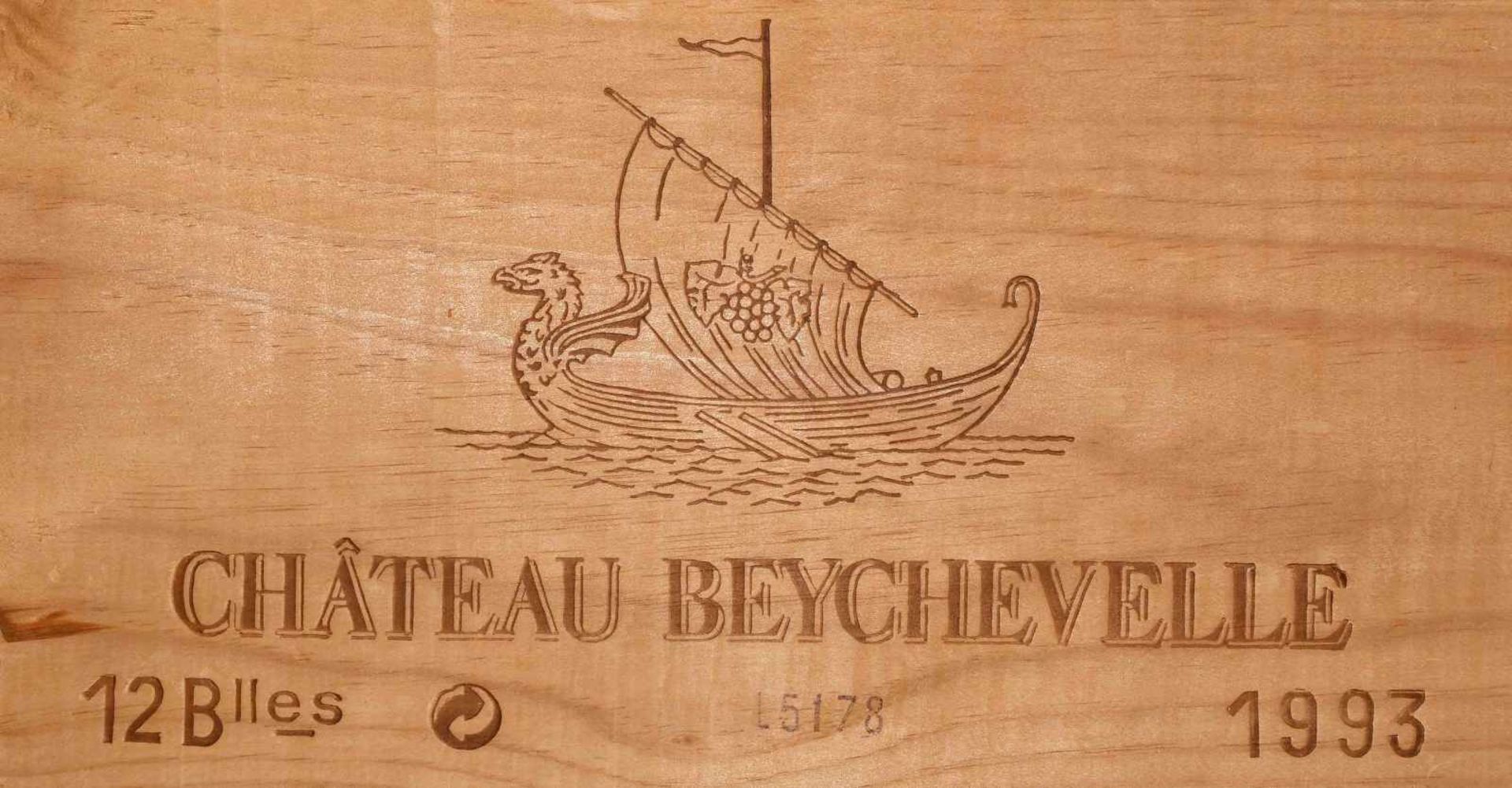 Chateau Beychevelle1993. 4eme Grand Cru. St. Julien. Orig. Holzkiste. 12 Flaschen.