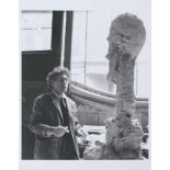 Scheidegger, Ernst(Rorschach 1923–2016 Zürich)Giacometti an der Arbeit der Skulptur "La Grande