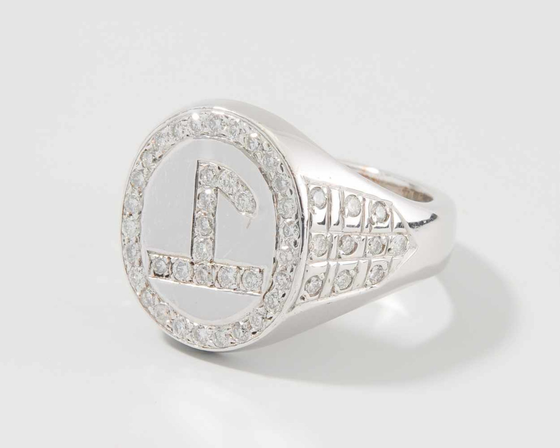 Brillant-Monogram-Herrenring