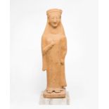 Grosse archaische Figur einer Kore