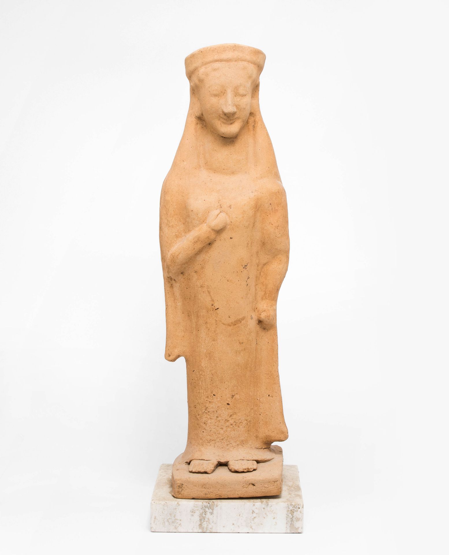 Grosse archaische Figur einer Kore