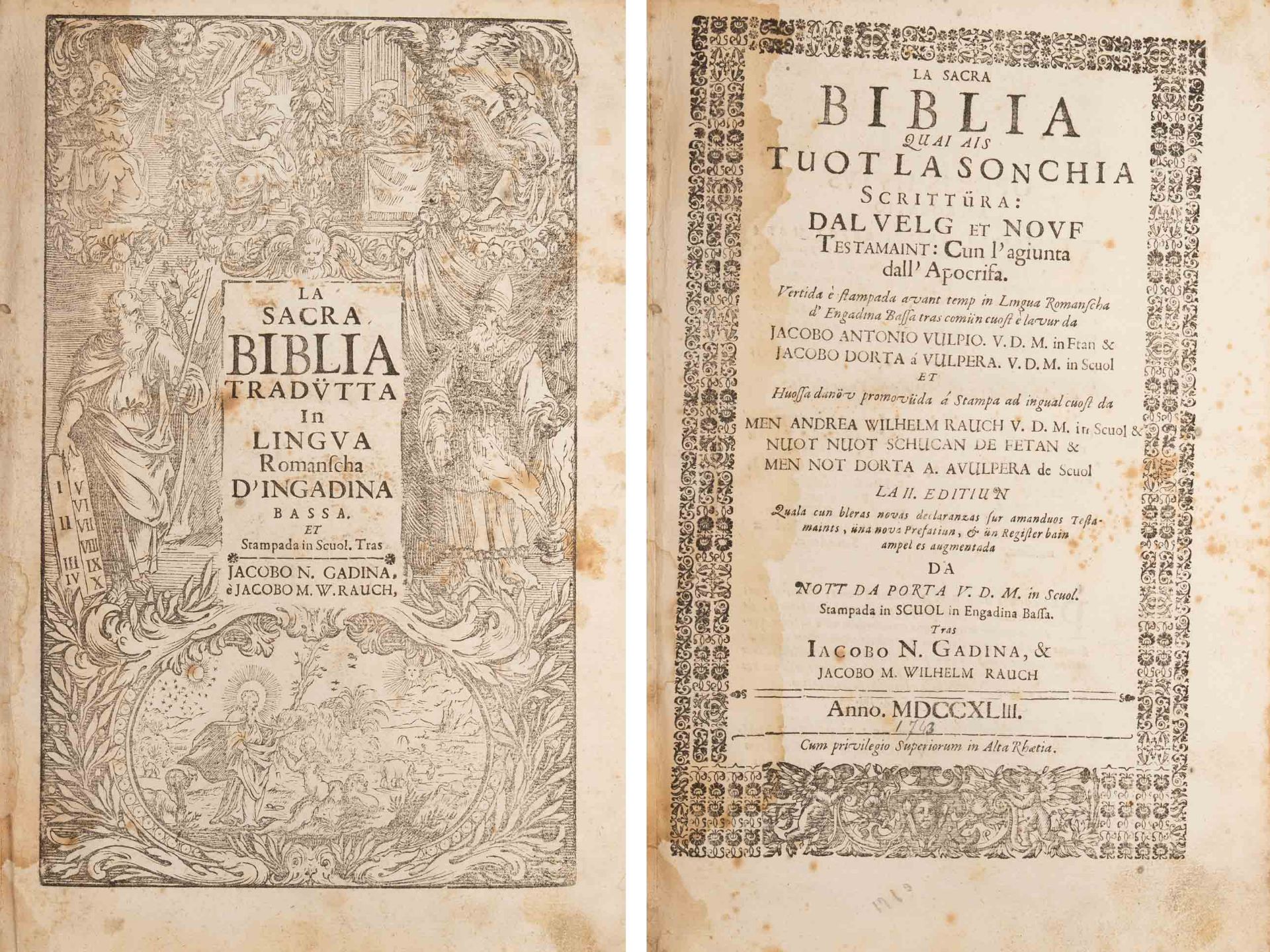Biblia Raeto-Romanica - Bild 2 aus 3
