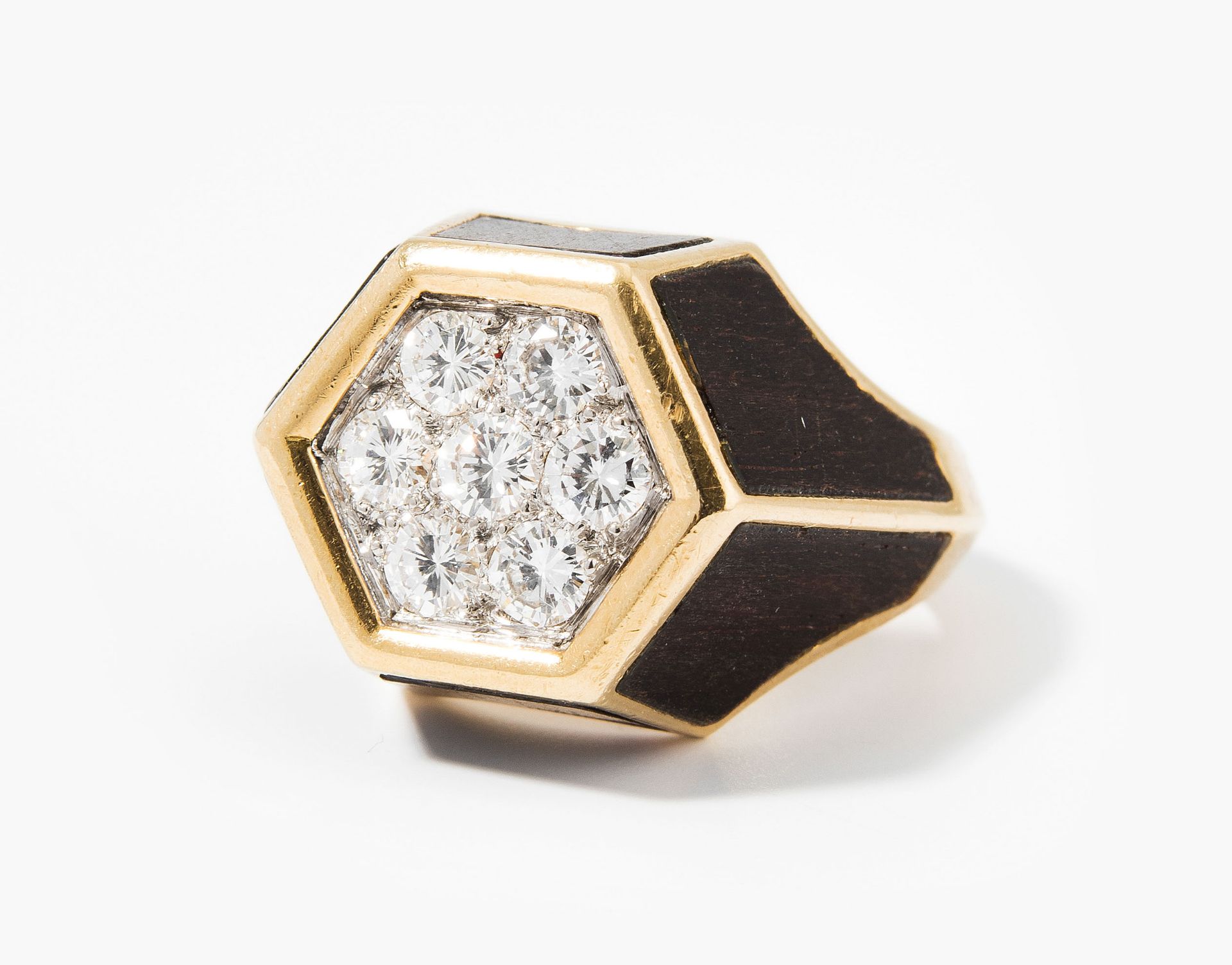 Van Cleef & Arpels Brillant-Ebenholz-Ring - Image 2 of 2