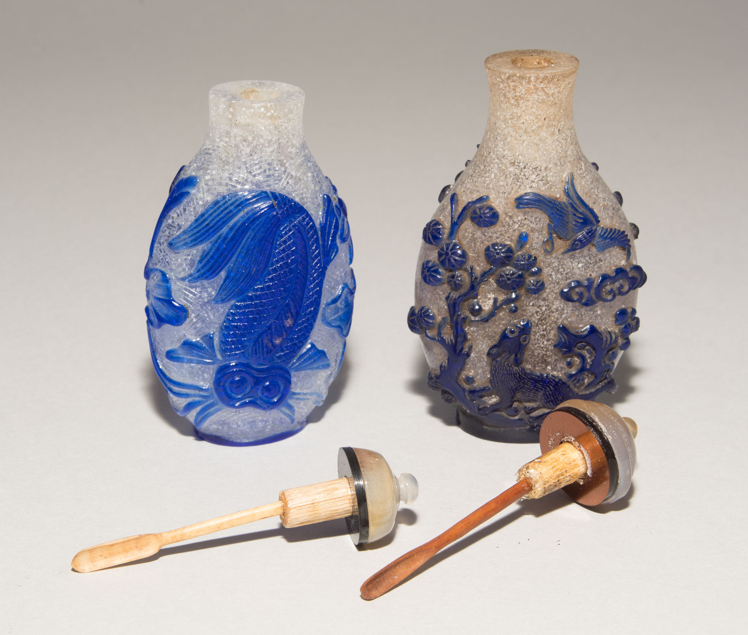 Lot: 5 Überfangglas Snuff Bottles - Bild 7 aus 23