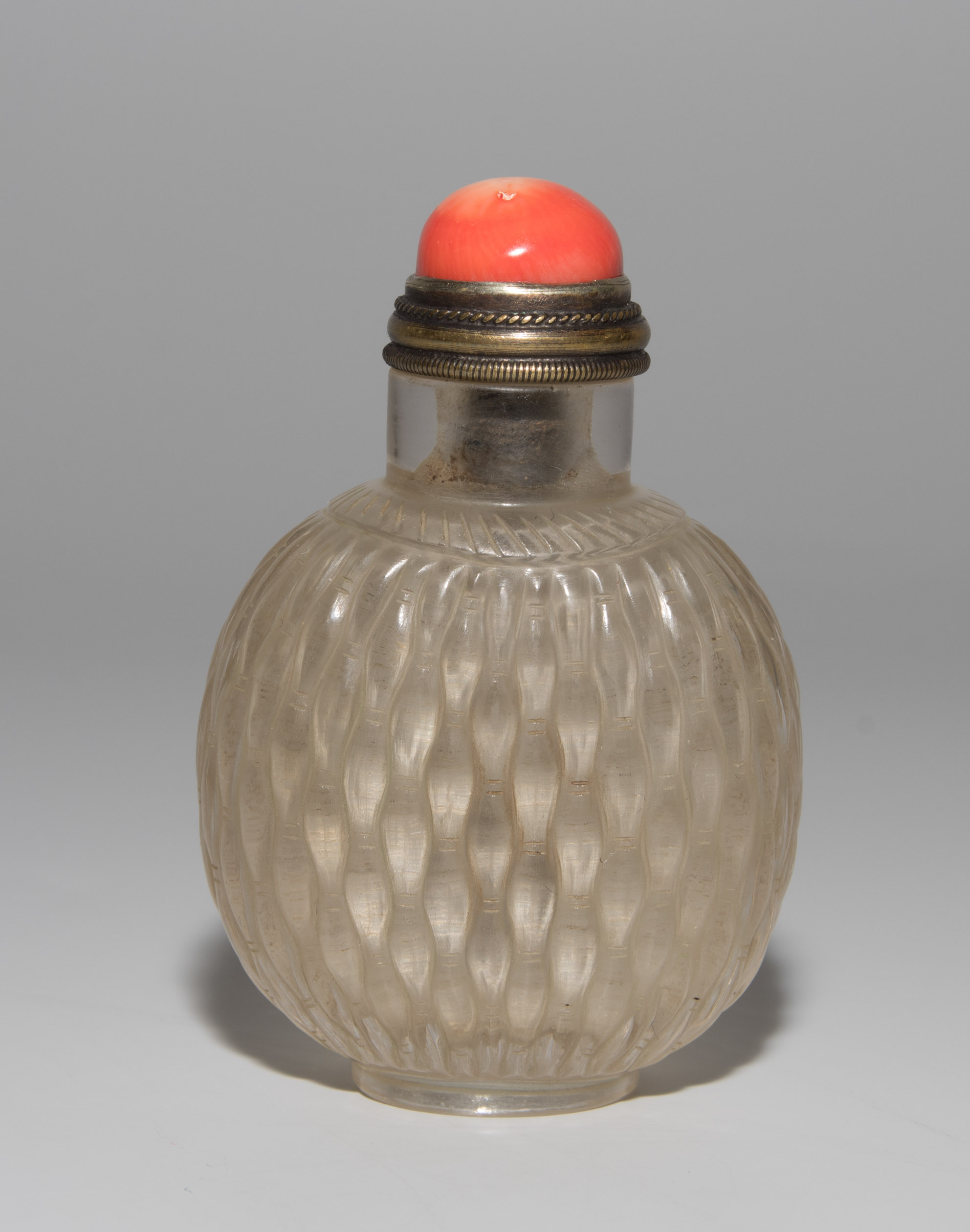 Rauchquarz Snuff Bottle - Bild 2 aus 7