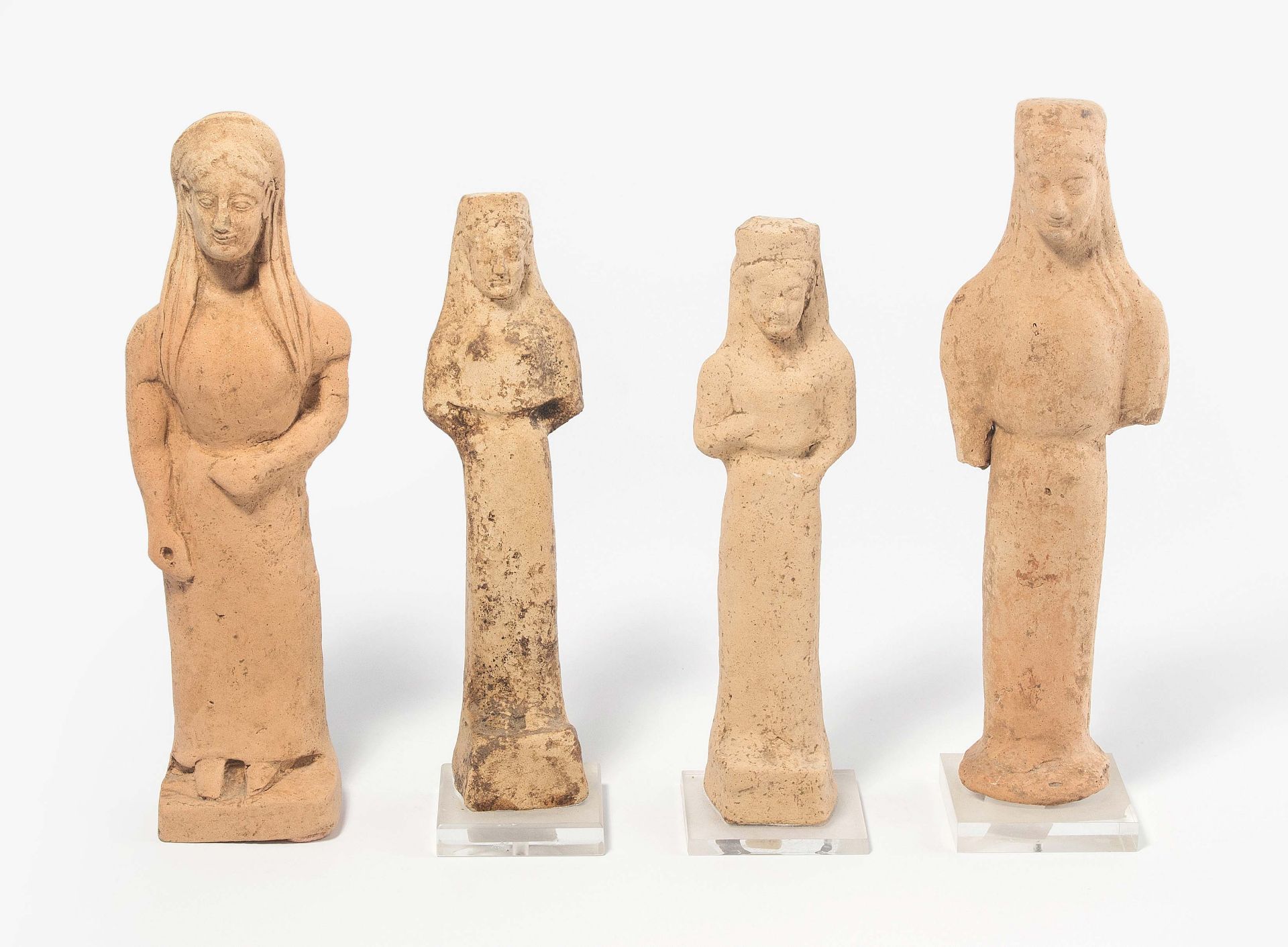 Lot: 4 archaische Votivfiguren