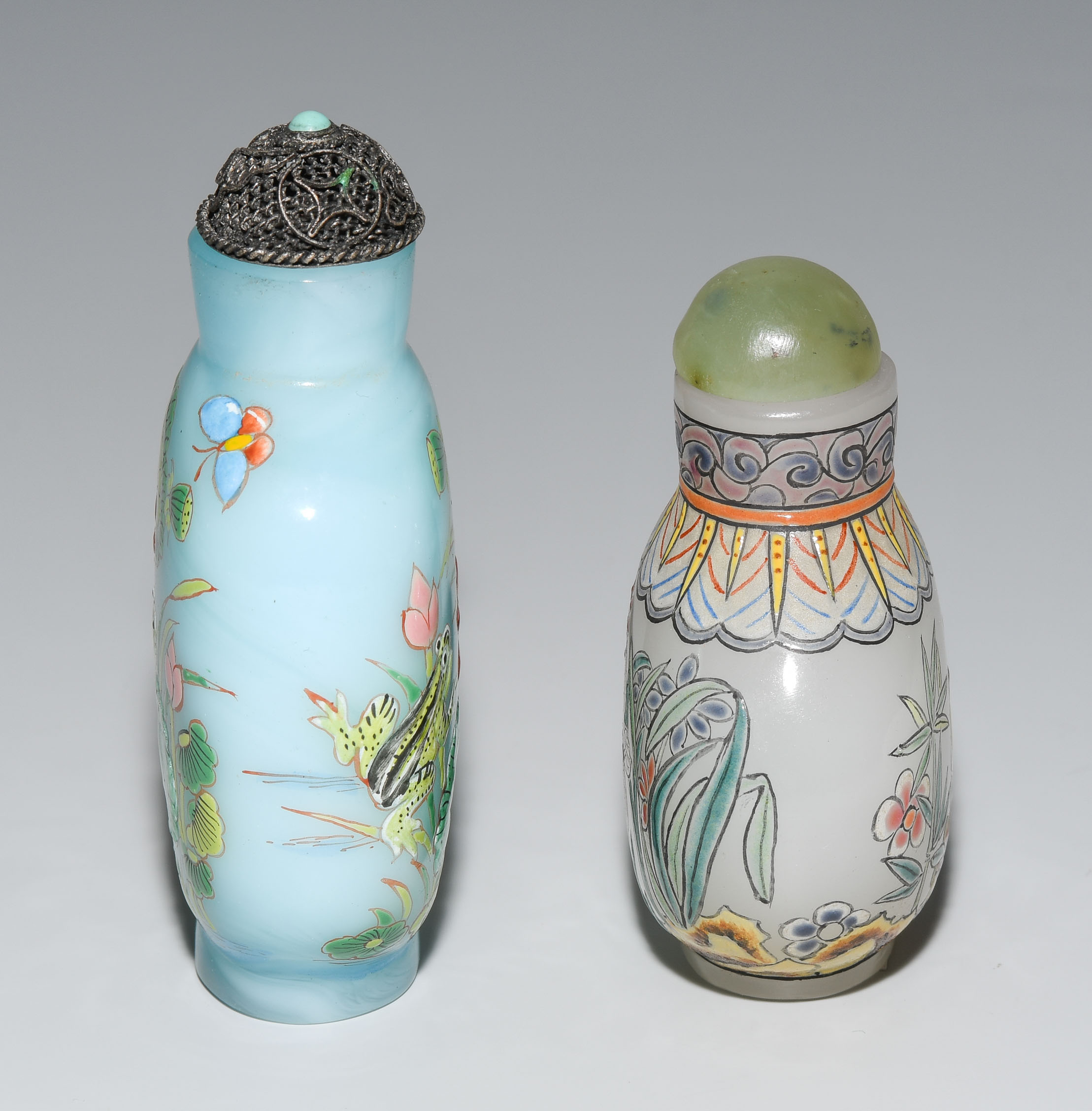 Lot: 2 Glas-Snuff Bottles - Bild 5 aus 8