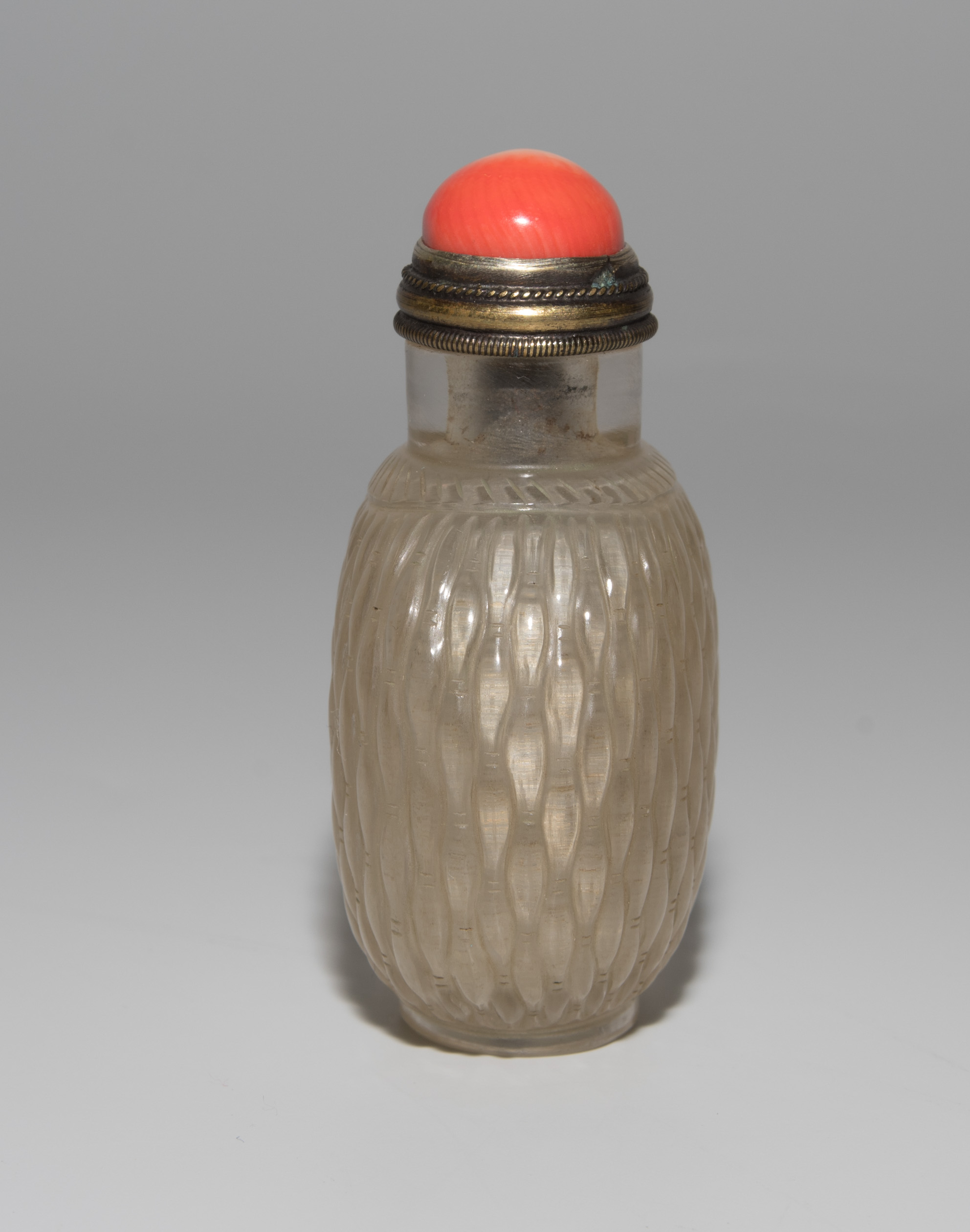 Rauchquarz Snuff Bottle - Bild 3 aus 7