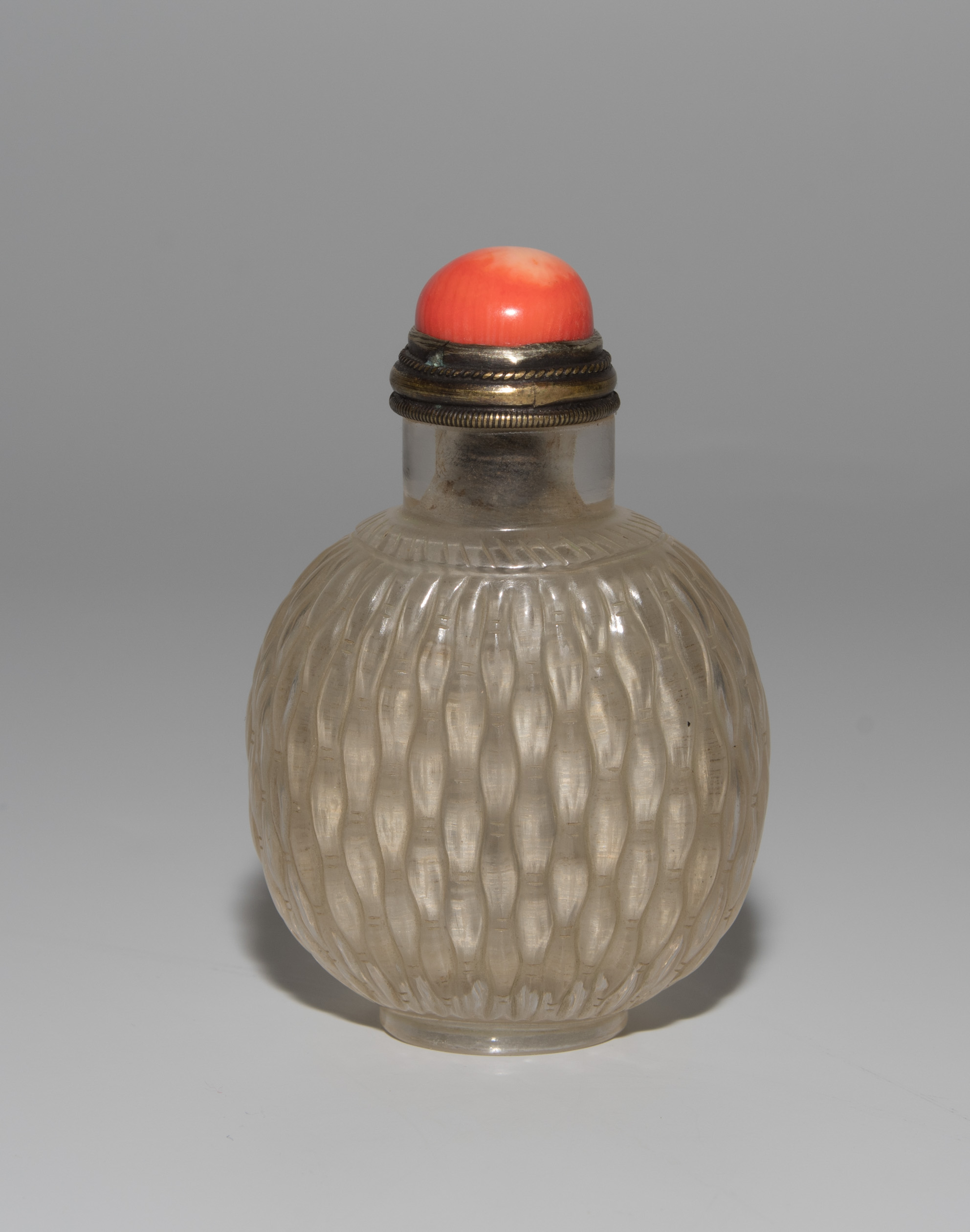 Rauchquarz Snuff Bottle - Bild 4 aus 7