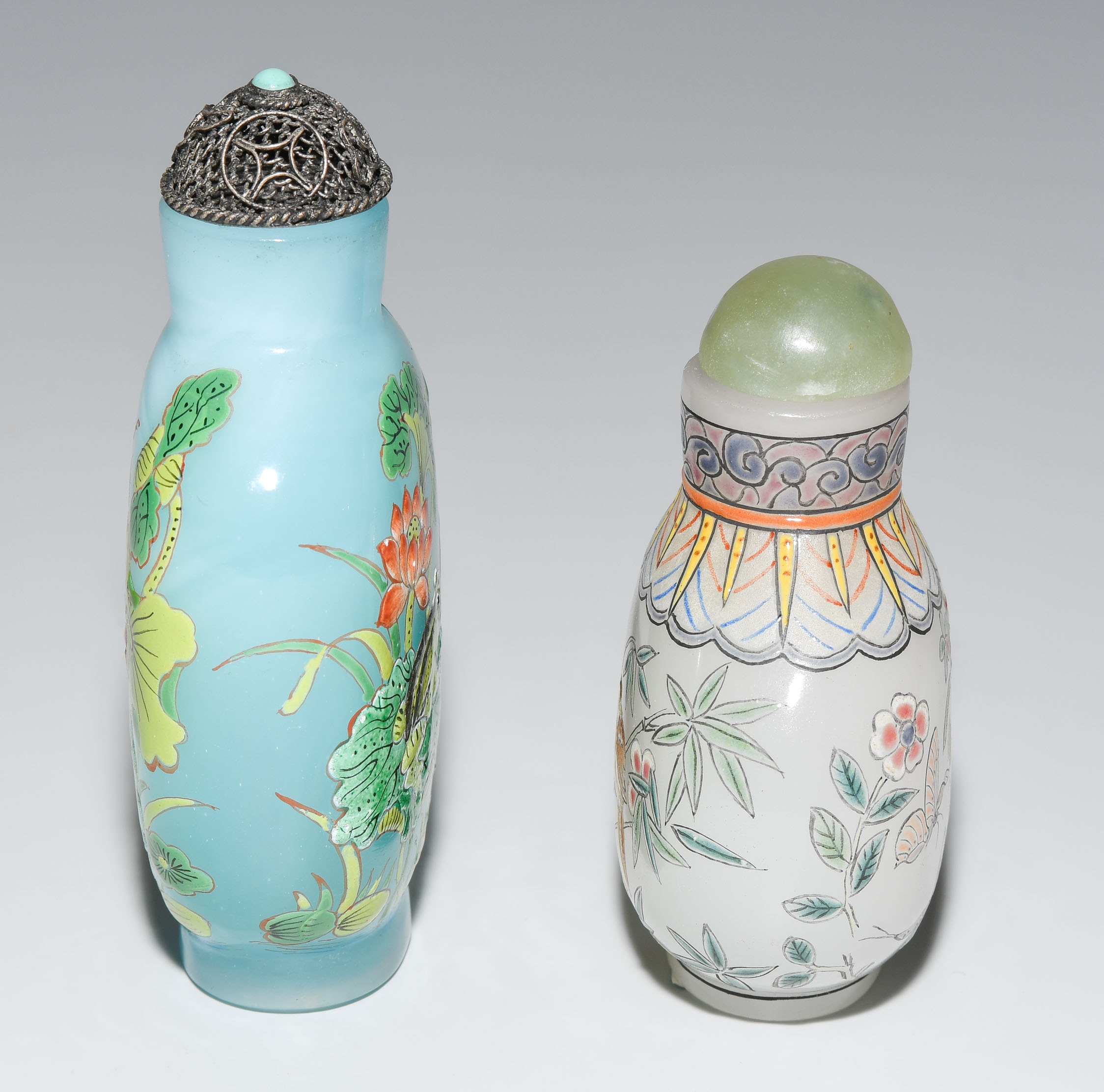 Lot: 2 Glas-Snuff Bottles - Bild 3 aus 8