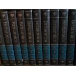 A large quantity of Encyclopedia Britannica.