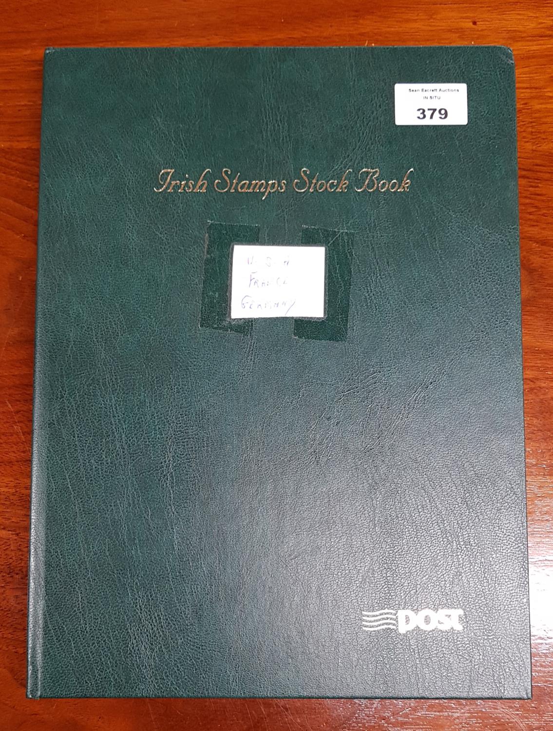 A Stock Book containing Stamps from USA, Germany and France.