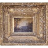 A 19th Century Flemish oil on copper att to Nicholas Berden in original timber frame, from the