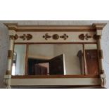 A really good Regency Mahogany Mirror with original gilt and paintwork. 114 x 68cm.