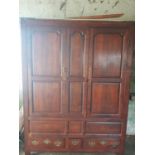 A 19th Century Oak Wardrobe.