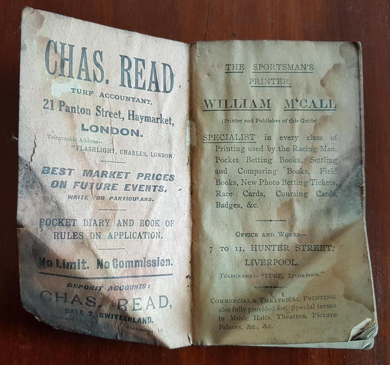 Racing calendars from 1897, 1898 and 1901. McCalls Racing Chronicle, 1915. St. Petersburgh, A - Image 5 of 11