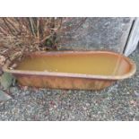 A Cast Iron Bath Tub.