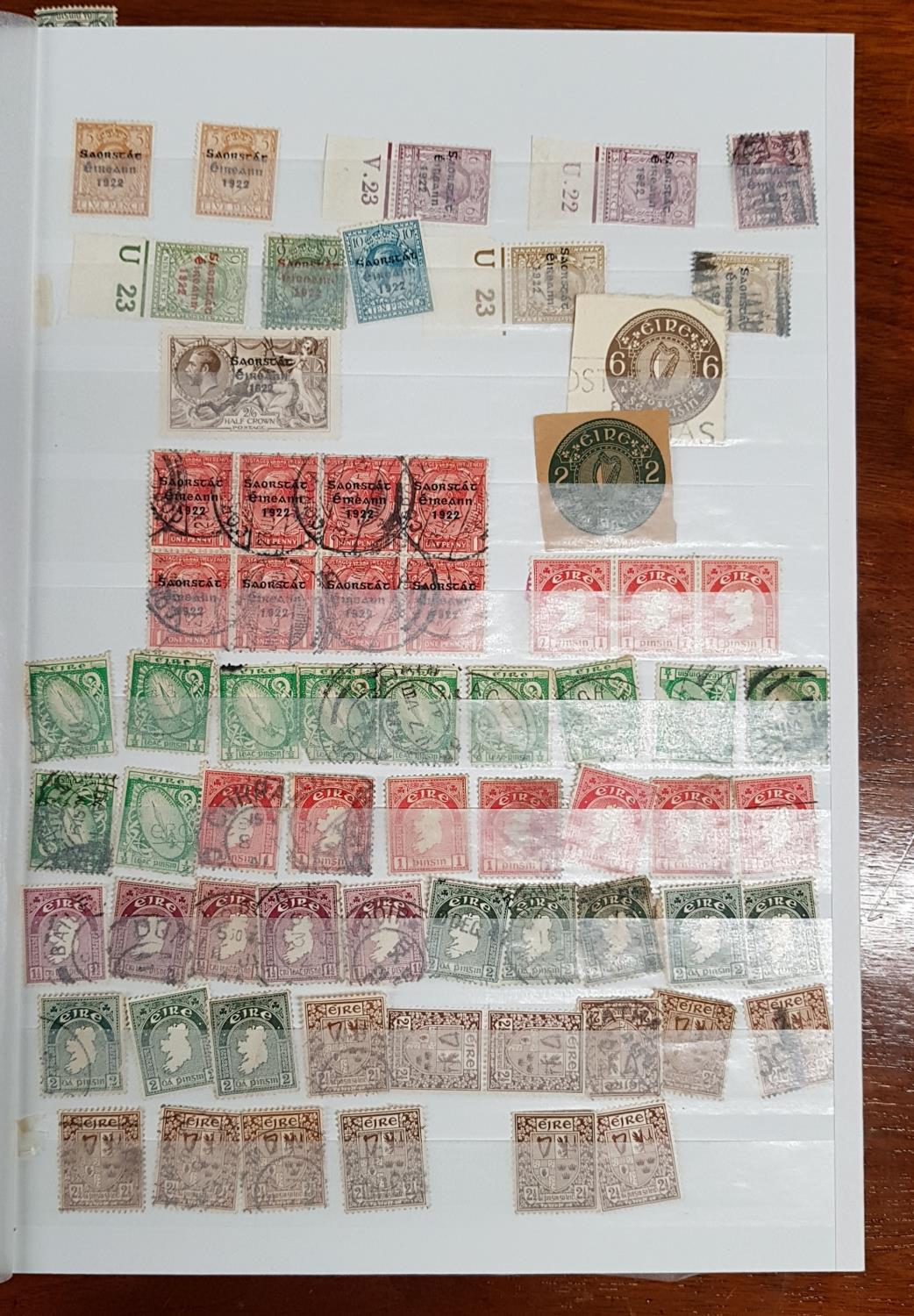 A Stock Book containing Stamps from Ireland from 1922 - 1967 including early sheetlets. - Image 3 of 5