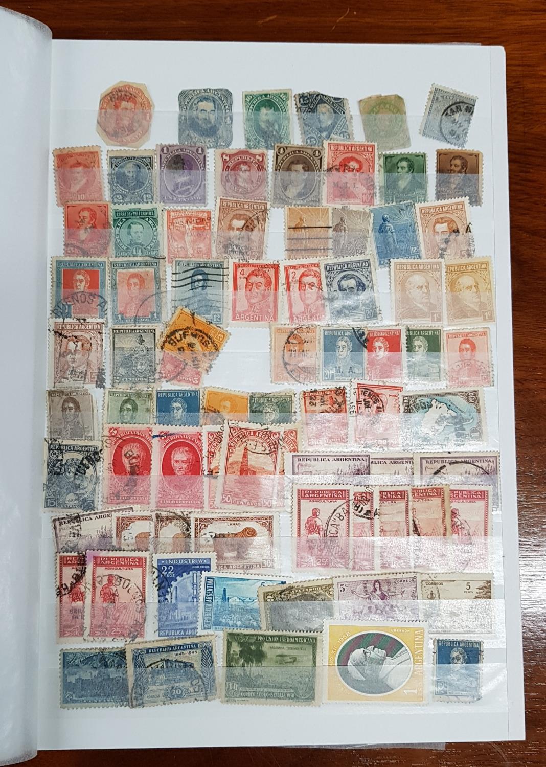 A Stock Book containing Stamps from South America and Europe - Image 2 of 5