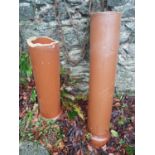 A pair of Chimney Flues.