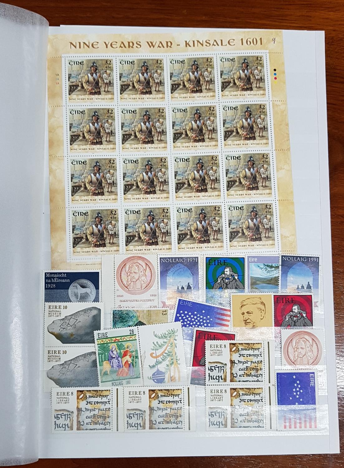 A Stock Book containing Stamps from Ireland and United Nations including sheetlets. - Image 3 of 5