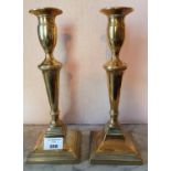 A good pair of 19th Century brass Candlesticks.