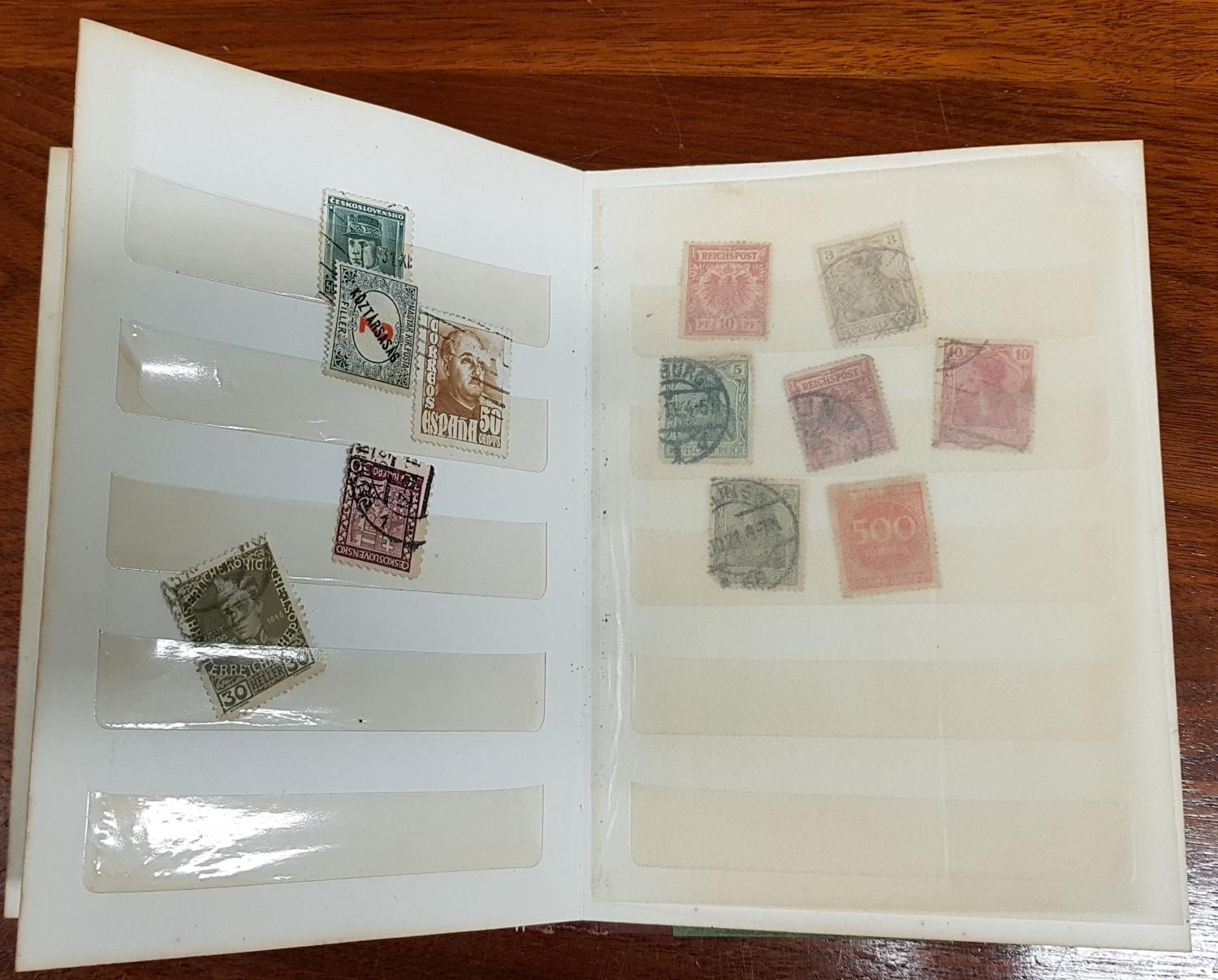 A Stock Book containing Stamps from the Middle East, Africa, Europe and Russia, a smaller stock book - Image 10 of 11