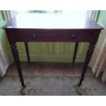 A Georgian Mahogany Side Table W76 x 75 cms.