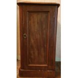 A 19th Century mahogany Locker with single door.