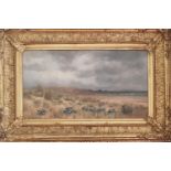 A 19th Century Oil on Board of a beach scene by Alexander Williams RHA. Signed LL. In original