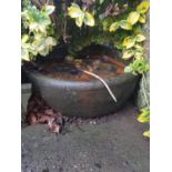 A Cast Iron Drinking Trough.