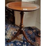 A 19th Century Yew Wood Wine Table.