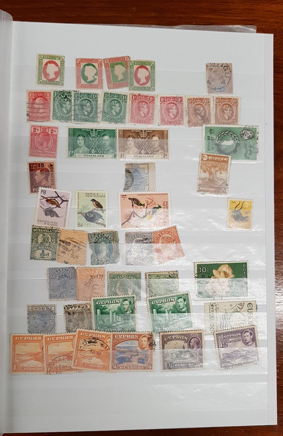 A Stock Book containing Stamps from the British Colonies and Aden through to Zambia. - Image 6 of 6